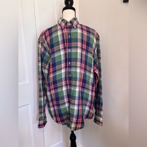 Ralph Lauren Vintage Men's Multicolor Plaid Flannel Shirt